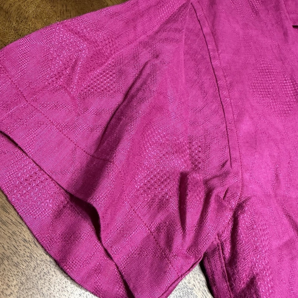 Tommy Bahama Anchors Aweigh Linen Button Down Shirt XL NEW Fuchsia Pink - Picture 4 of 11